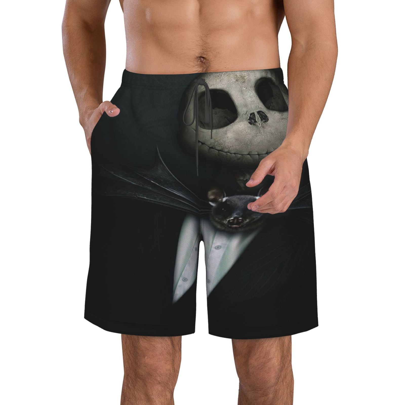 Men'S The Nightmare Before Christmas Board Shorts 3d Graphic Swim