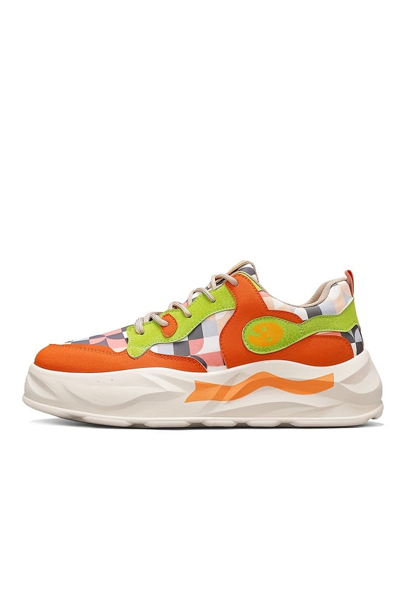 Men'S Thick-Soled Sports Shoes, Casual Footwear, Everyday Walking Shoes for Students, Trendy Street Shoes