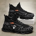 thumbnail image 1 of Men'S Thick-soled High-top  Running Shoes Fashion Dad Shoes,  Outdoor Breathable Domineering, 1 of 9