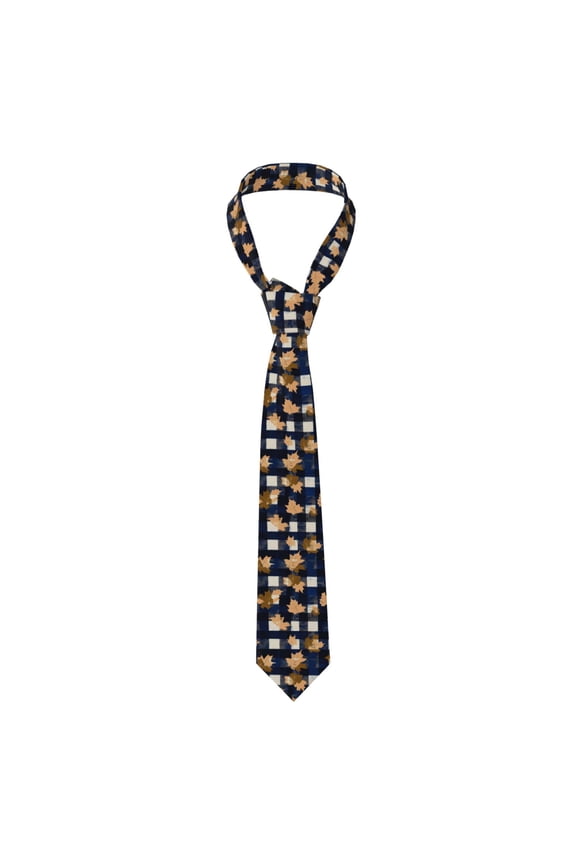 Men'S Tie 4.73.1in Is Not Easy To Deform And Fade Anti-Drift Button Design Is Easy To Take Care Of For Work Travel Daily Business Plaid Fall Camo Royalblue_1