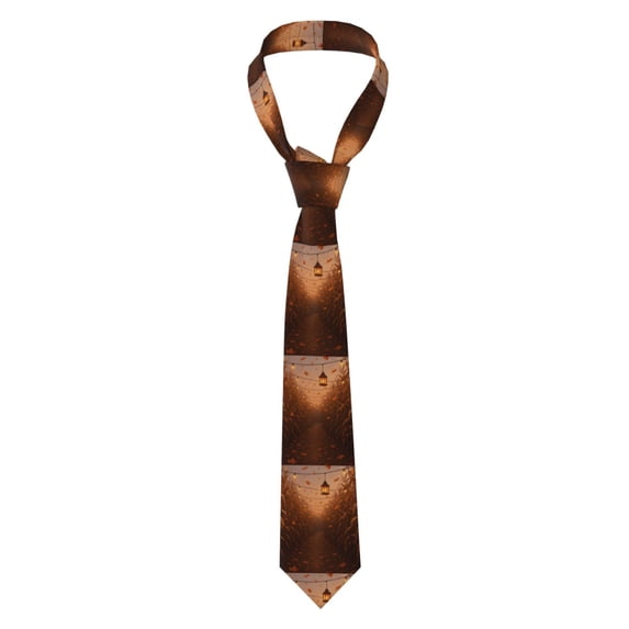 Men'S Tie 4.7×3.1in Is Not Easy To Deform And Fade Anti-Drift Button Design Is Easy To Take Care Of For Work Travel Daily Business Autumn Cornfield