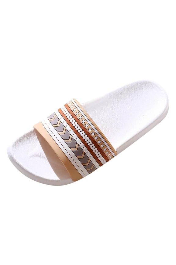 Men'S Trendy Beach Flip-Flops Fashion Summer Men Slippers Flat Bottom Thick Bottom Non Slip Slip On Open Toe Breathable And Comfortable Stylish Home Slide Flip-Flops For Men