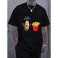 thumbnail image 1 of Men'S Trendy Round-Neck T-Shirt, Suitable for Spring And Summer Wear, 1 of 10