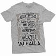 thumbnail image 1 of Men'S Valkyr Valhalla T-Shirt Brotherhood Warrior Tee Shirt Thor Norse Mythology Tee (3X-Large Grey), 1 of 6