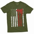 thumbnail image 1 of Men'S Viking Till Valhalla Usa Flag T-Shirt American Flag With Axe Thor Odin Tshirt (Medium Military Green), 1 of 6