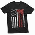 thumbnail image 1 of Men'S Viking Till Valhalla Usa Flag T-Shirt American Flag With Axe Thor Odin Tshirt, 1 of 5