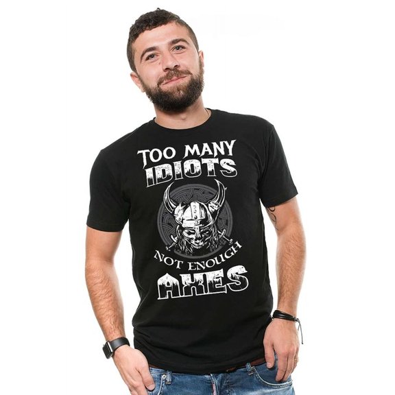 Men'S Viking Warrior Shirt Funny Vikings Tee Not Enough Axes Tee Viking Gift Tee Unisex S-5XL Hot Trending Shirt, Vintage Birthday Gift
