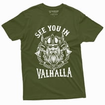 Tyr Norse Mythology Valhalla Viking Nordic God Men's V-Neck T-Shirt ...