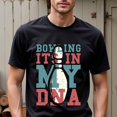thumbnail image 1 of Men'S Vintage Bowling Graphic Thirt - It'S in My DNA Design, Black Casual Short Sleeve Tee with Colorful Bowling Ball & Pins Print, Perfect for Casual Attire, Bowling Shirt, 1 of 7