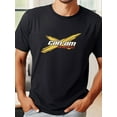 thumbnail image 1 of Men'S Vintage Can-Am Logo T-Shirt - Cotton, Machine Washable, Regular Fit Short Sleeve Tee with Bold Yellow & Red Retro Print - Casual Summer Wear, Perfect Gift for Dad, Mom, or Friends, Durable, 1 of 5