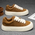 thumbnail image 1 of Men'S Vintage Style Fashionable Sneakers - Casual Sneakers with Lace-Up Closure, Solid Color, Low-Top Design Suitable for All Seasons, Breathable Fabric Lining, Durable PVC Sole, Comfortable EVA, 1 of 9