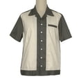 thumbnail image 1 of Men'S Vintage Two-tone Twill Cotton Work Shirts, 1 of 6
