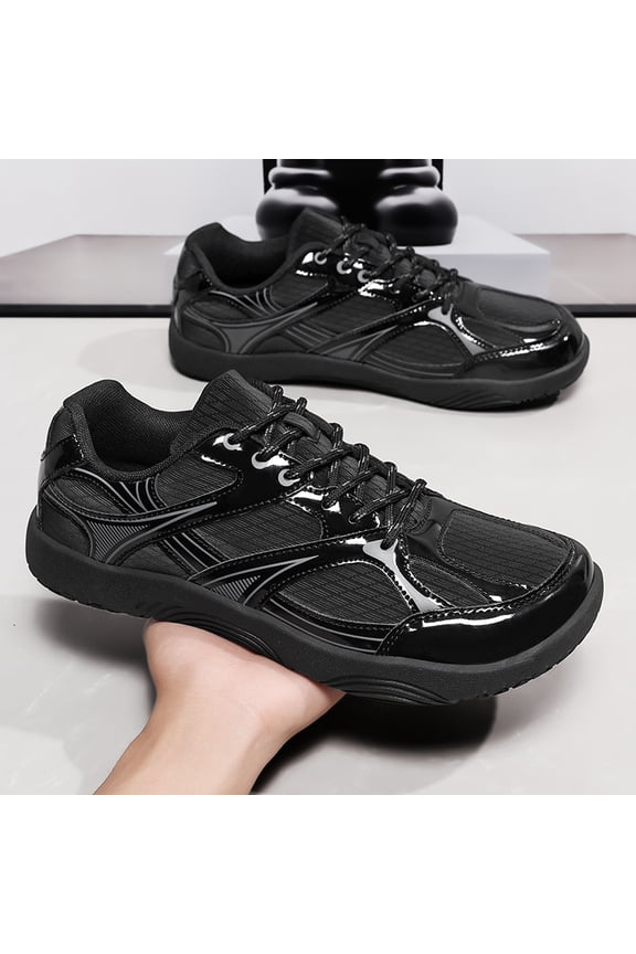 Men'S Wide Width Athletic Casual Shoes |  Multi-Terrain Use, and Fabric Upper, Rubber Sole, Lace Closure, Low Top ，Super Grip Sole, Outdoor Hiking Mountaineering Shoes