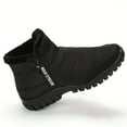 thumbnail image 1 of Men'S Winter Boots with Double Zipper Closure - Slip-Resistant Rubber outsole, Warm Ankle boots for Cold Weather, Elderly & Middle-Aged - Brown Boots for Everyday & Formal Use - Easy On/Off Winter, 1 of 9