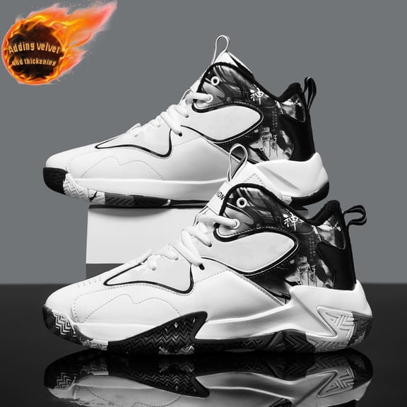 Men'S & Women'S Large Size Durable Slip-Resistant Basketball Sneakers - Low-Top Casual Shoes with Cushioned Rubber Sole, Arch Support & Height Boost - / Sneakers for Casual Attire, Gym