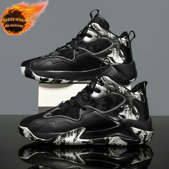 Men'S & Women'S Large Size Durable Slip-Resistant Basketball Sneakers - Low-Top Casual Shoes with Cushioned Rubber Sole, Arch Support & Height Boost - / Sneakers for Casual Attire, Gym