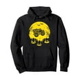 thumbnail image 1 of Men'S & Women'S Monster Truck Moon Graphic Hooded Sweatshirt - Halloween Costume & Casual Pullover with Front Pocket, Soft Breathable, Lightweight Unisex Hoodie for Truck Lovers, Sizes S-XXL, 1 of 4
