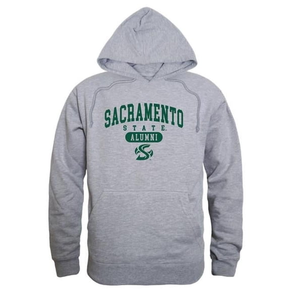 Men Sacramento State Hornets Alumni Hoodie, Heather Grey - Small