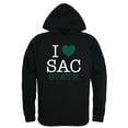 thumbnail image 1 of Men Sacramento State Hornets I Love Hoodie, Black - 2XL, 1 of 1