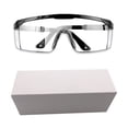 thumbnail image 1 of MOJMBSBY ANSI Z87 Adjustable Temples Protective Eyewear, PVC Black, 1 of 9