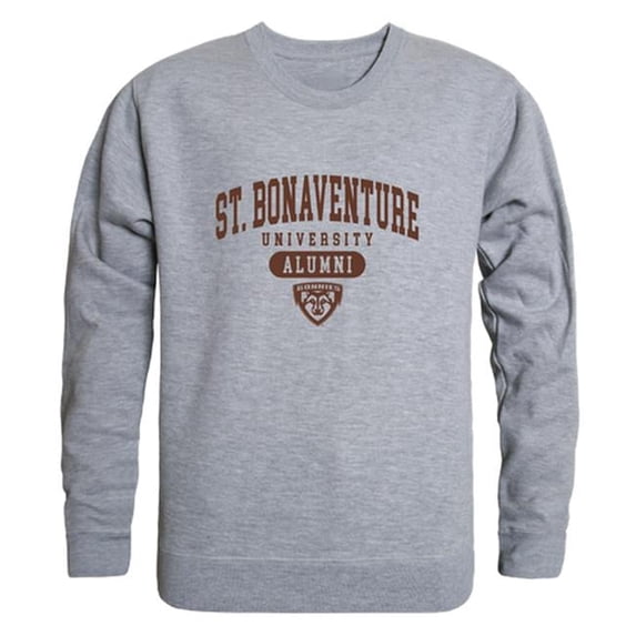 Men Saint Bonaventure University Bonnies Alumni Fleece, Heather Grey - Small