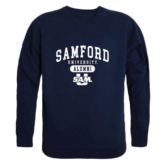 Men Samford University Bulldogs Alumni Fleece, Navy - Small