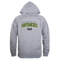 thumbnail image 1 of Men San Francisco Dons Dad Hoodie, Heather Grey - Medium, 1 of 6