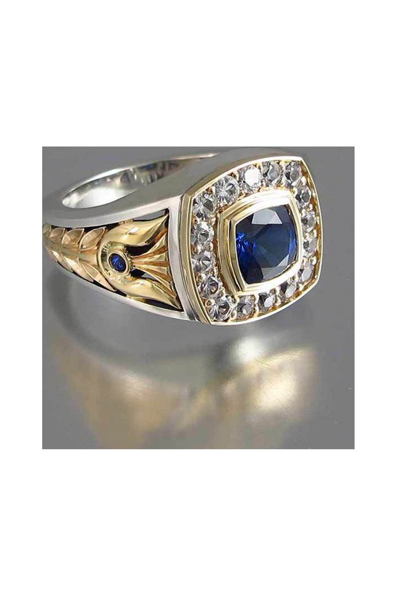 New Men Sapphire Engagement Ring
