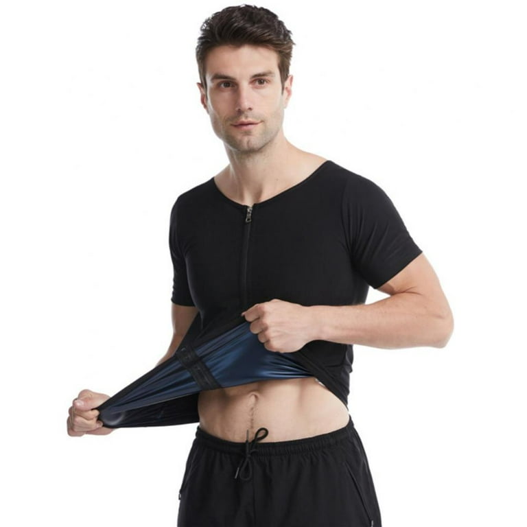 Cheap Sauna Shirt for Women Short Sleeve Sweat Suit Compression
