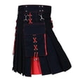 thumbnail image 1 of Men Scottish Festival Men Kilt Traditional Highland Dress Medieval Skirt Pocket, 1 of 14