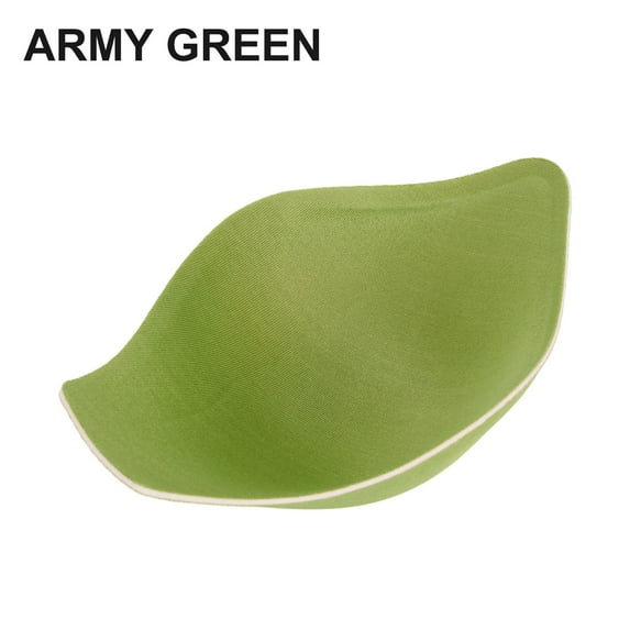 Men Sexy Swimwear Sponge Cup Swim Briefs Bathing Suit Enhance Peni S Pouch Bulge Army Green