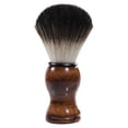 thumbnail image 1 of Men Shaving Brush Shave Wooden Handle Beard Cleaning Appliance High Quality Pro Salon Tool Safety Brush, 1 of 5