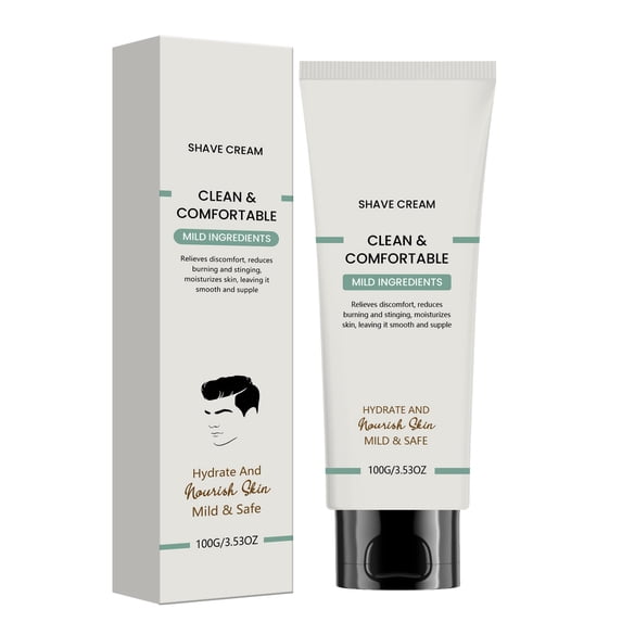 Men Shaving Care Cream For Daily Gentle Cleansing 100G