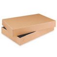 thumbnail image 1 of Men Shirt Box Women Top Box Gift Boxes Wrap Boxes Apparel Gift Boxes with Lids 10 Pack (Kraft Brown), 1 of 5