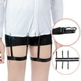 thumbnail image 1 of Men Shirt Stay Holder Elastic Garter Belt Suspender Locking Clamp No-slip 1 Pair, 1 of 7