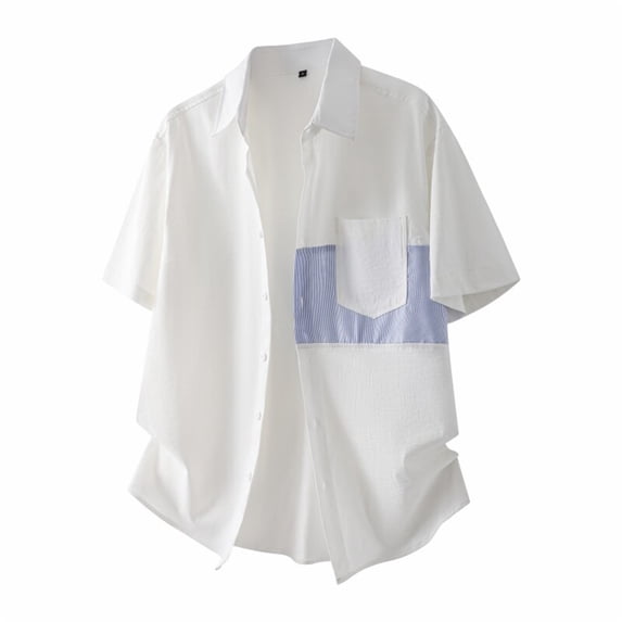 Men Shirt with Pocket V Neck Tshirts Shirts for Men Summer Graphic Tees Men Hawaiian Shirt for Men Cotton Linen my orders placed