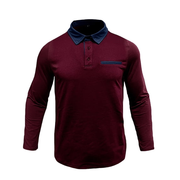 Men Shirts Long Sleeve Formal Clearance Hooded Shirts Sweatshirts Lapel Button Athletic Strip Slim Long Sleeve Lapel Top