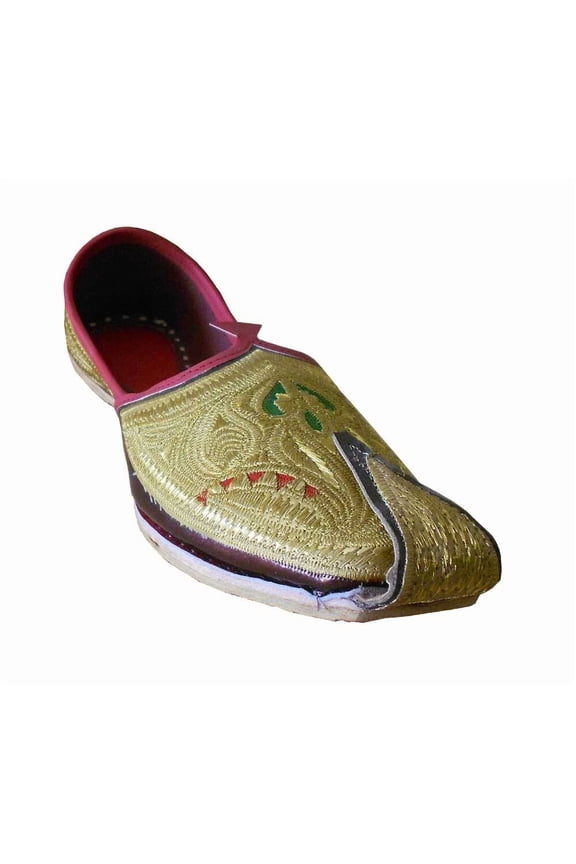 Men Shoes Aladdin Khussa Espadrille Leather Traditional Handmade Mojari US 8-10