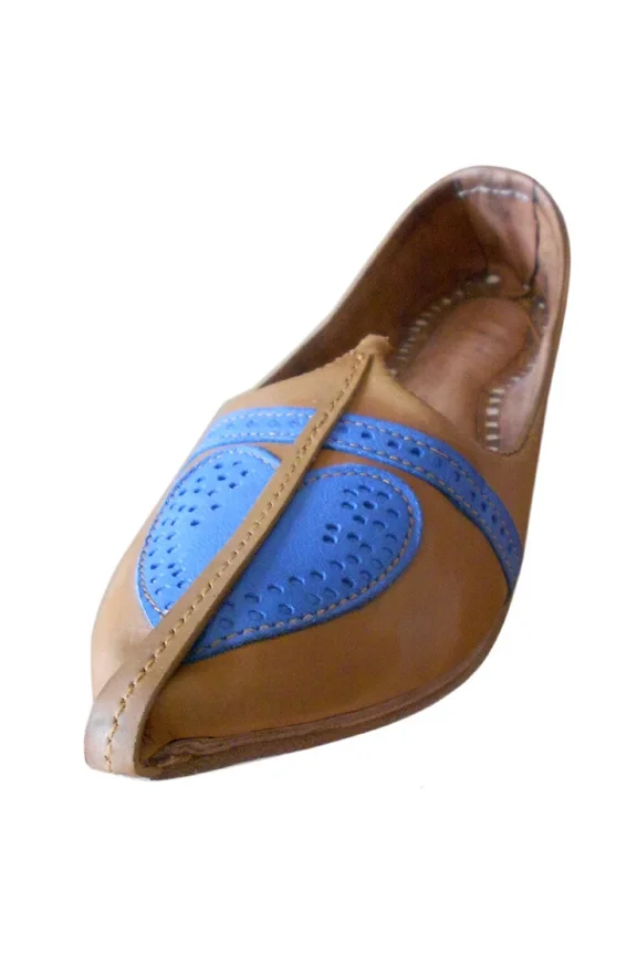 Men Shoes Casual Handmade Mojaries Genuine Leather Flip-Flops Jutties US 8-13