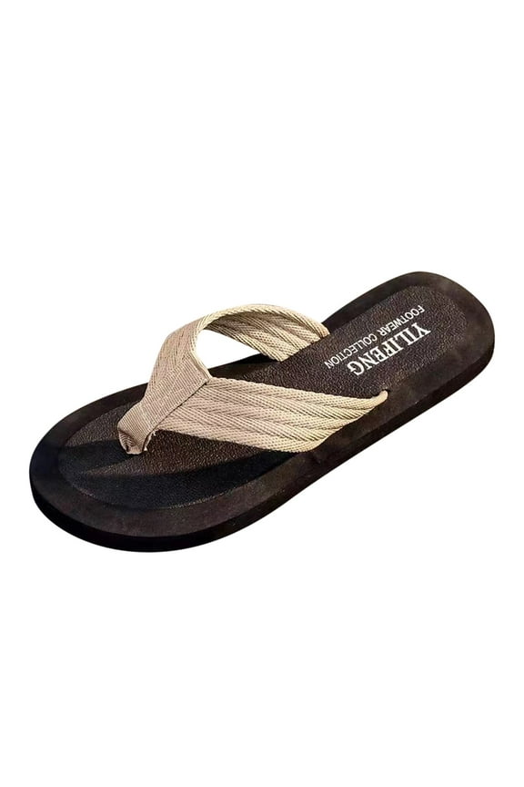 Men Shoes Fashion Beach Flip Flops Flat Toe Sandwich Beach Flip Flops For Men Men's Sandals Size 7.5 Mens Flip Flop Men Flip Flops Shower Flip Flops