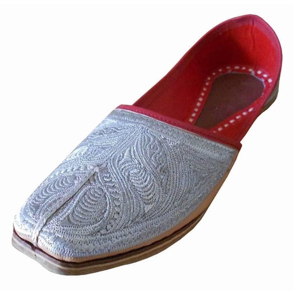 Men Shoes Indian Wedding Leather Handmade Jutties Oxford Khussa Mojaries US 8-11