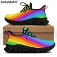 thumbnail image 1 of Men Shoes Sneakers Colorful Gay Pride Breathable Leisure Male Lace Up Flats Non-slip Footwear Zapatos Hombre, 1 of 8