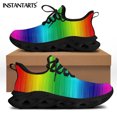 thumbnail image 1 of Men Shoes Sneakers Colorful Gay Pride Breathable Leisure Male Lace Up Flats Non-slip Footwear Zapatos Hombre, 1 of 8