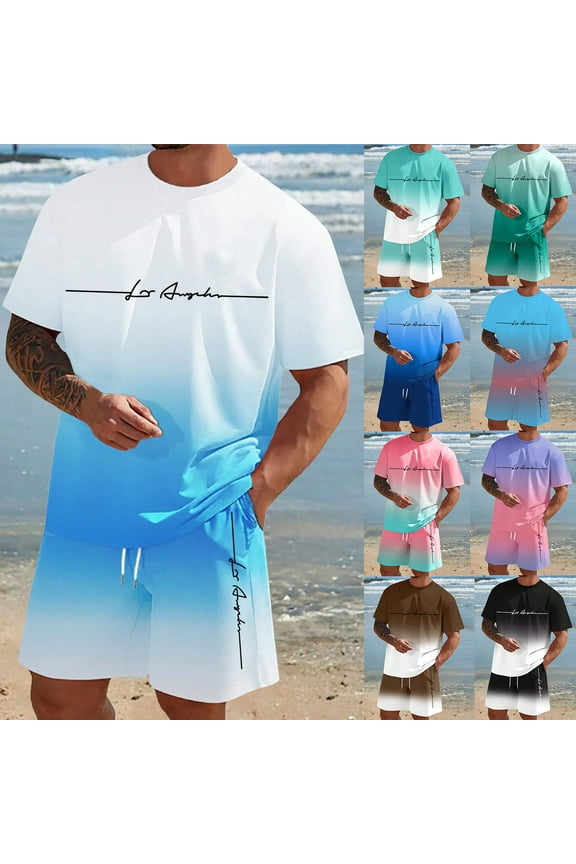 Men Short 2 Piece Sets Sleeveless Hoodies Short Set Summer Beach Tank T shirts Summer Loungewear Lightweight Tracksuit (Black,XL)