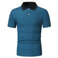 thumbnail image 1 of Men Short Sleeve Button Down Mens Summer Shirts Casual Summer Shirt for Men Summer Tees for Men Clearance Sales Today Deals, 1 of 6