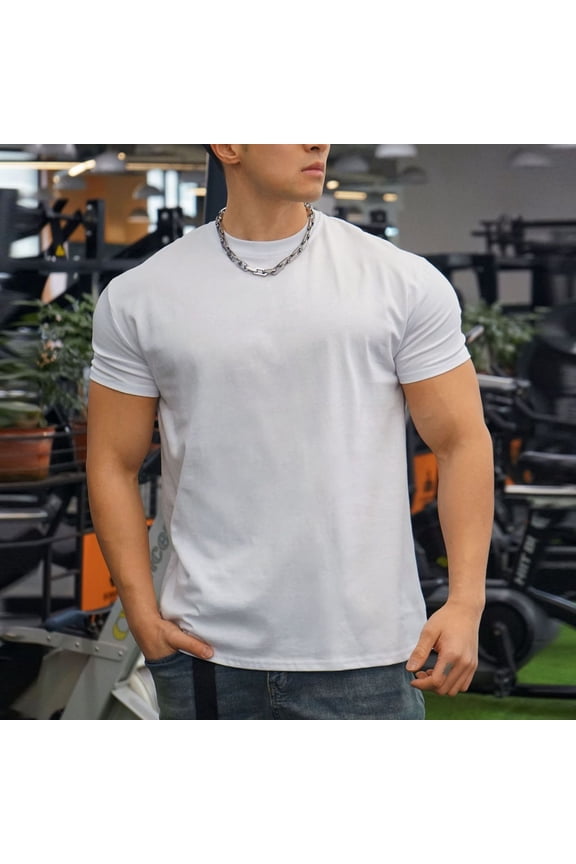 Men Short Sleeve Dress Shirt Slim Fit Tshirts Shirts for Men Cotton Graphic Summer Tops Casual Oversized Plain White Tshirts for Men recent orders