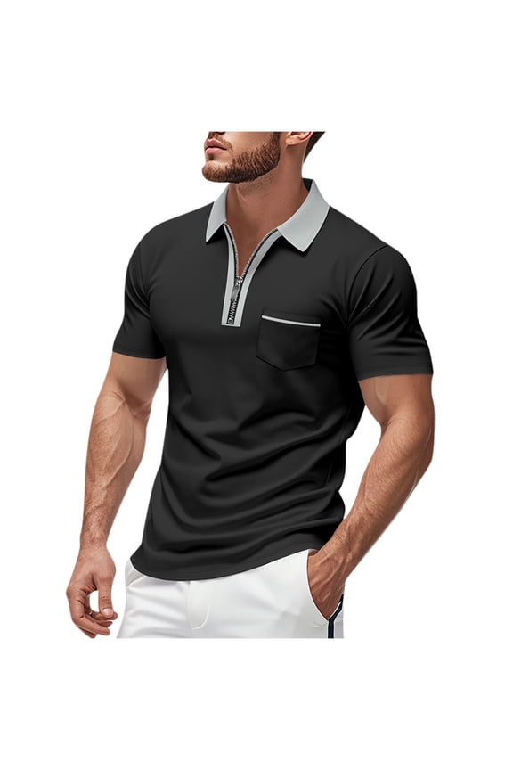 Men Short Sleeve Shirt Mens T-Shirts Graphic Tees Funny Summer Button up Shirts for Men Big and Tall Hawaiian Shirt for Men Black Men's fashion savings