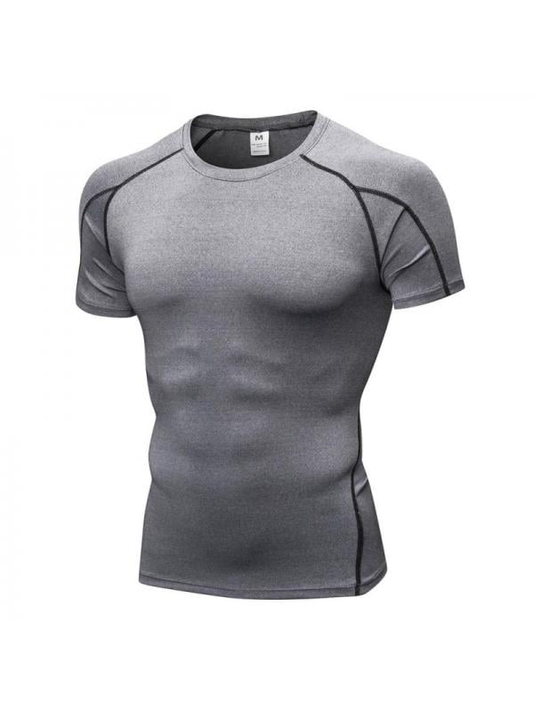 Just Care Men's Half Sleeve Compression Shirt - Athletic Base Layer for  Fitness, Cycling, Training, Workout, Tactical Sports Wear - Cool Dry  Running T Shirt (Black, Small) : : Clothing & Accessories
