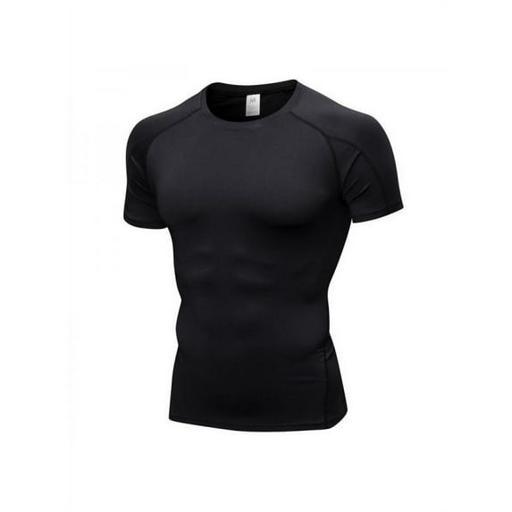 Men Short Sleeve Tight Sport Compression T Shirt