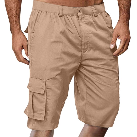 Men Cargo Shorts Joggers with Pocket Hiking Shorts Casual Summer Clothes Tactical Shorts for Men